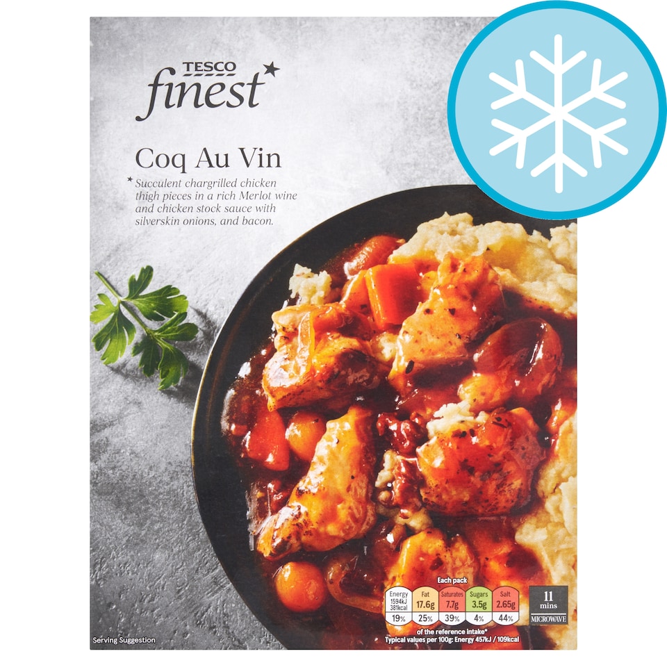Tesco Finest Coq Au Vin 400g