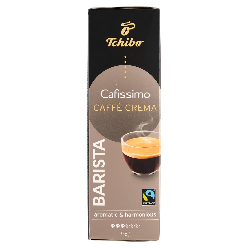 image 1 of Tchibo Cafissimo Barista Caffè Crema Roasted Ground Coffee in Capsules 10 x 8 g (80 g)