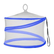 Outdoor Living White & Blue Pop Up Food Cover