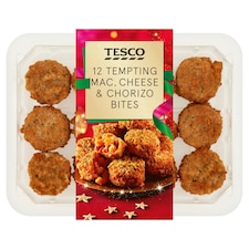 Tesco 12 Mac and Cheese Bites with Smoky Chorizo 270g