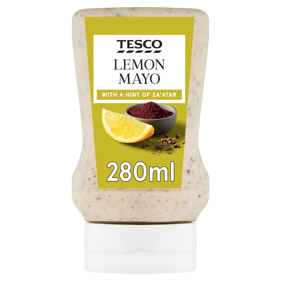 Tesco Lemon Mayonnaise with Hint of Zaatar 280ml