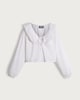 image 5 of OH ME OH MY Pure Cotton Frilled Collar Button Up Blouse in White