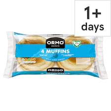 Ormo White Muffins 4 Pack