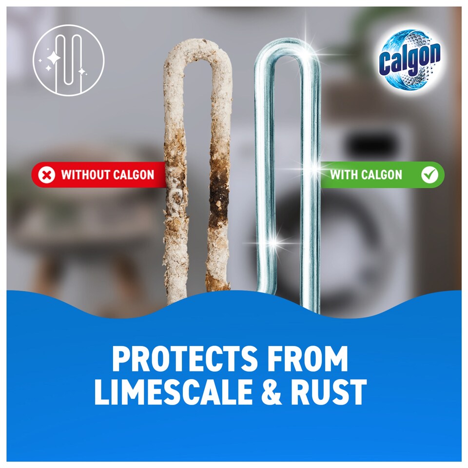 image 1 of Calgon 3 In 1 Limescale Protection Tablets 45 Washes