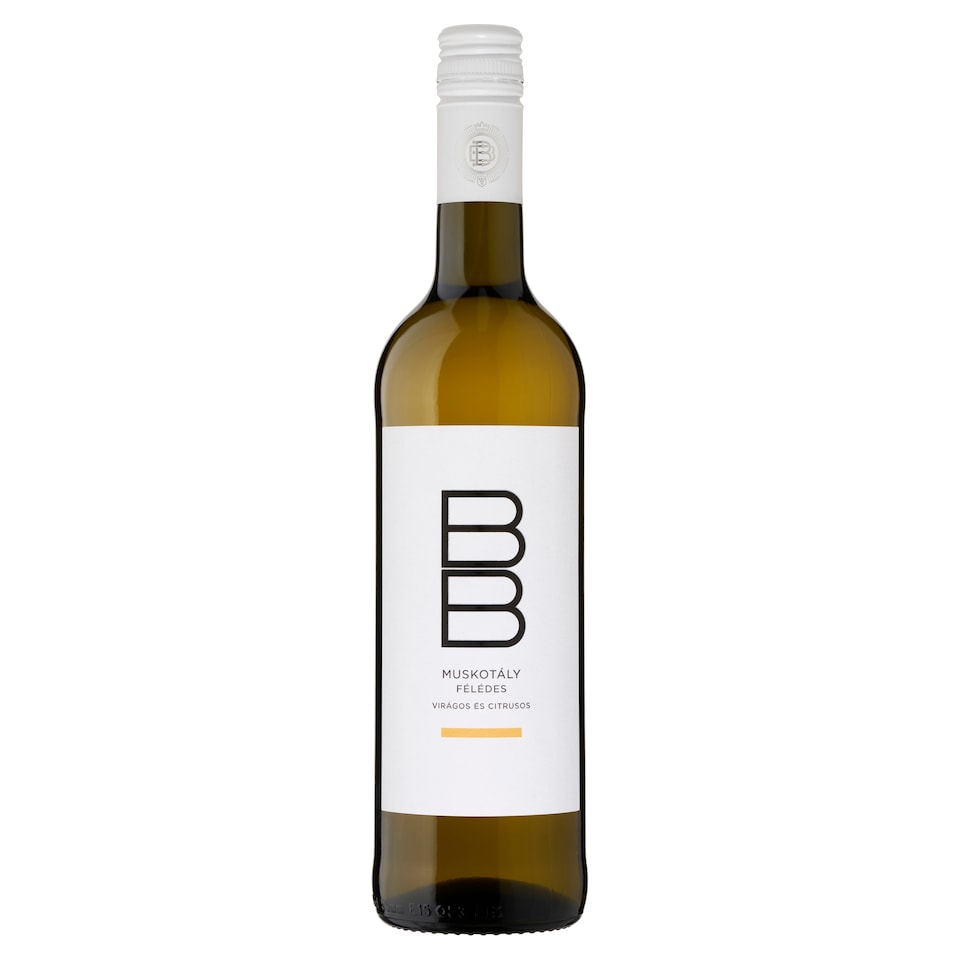 BB Dunántúli Muskotály Semi-Sweet White Wine 11% 0,75 l