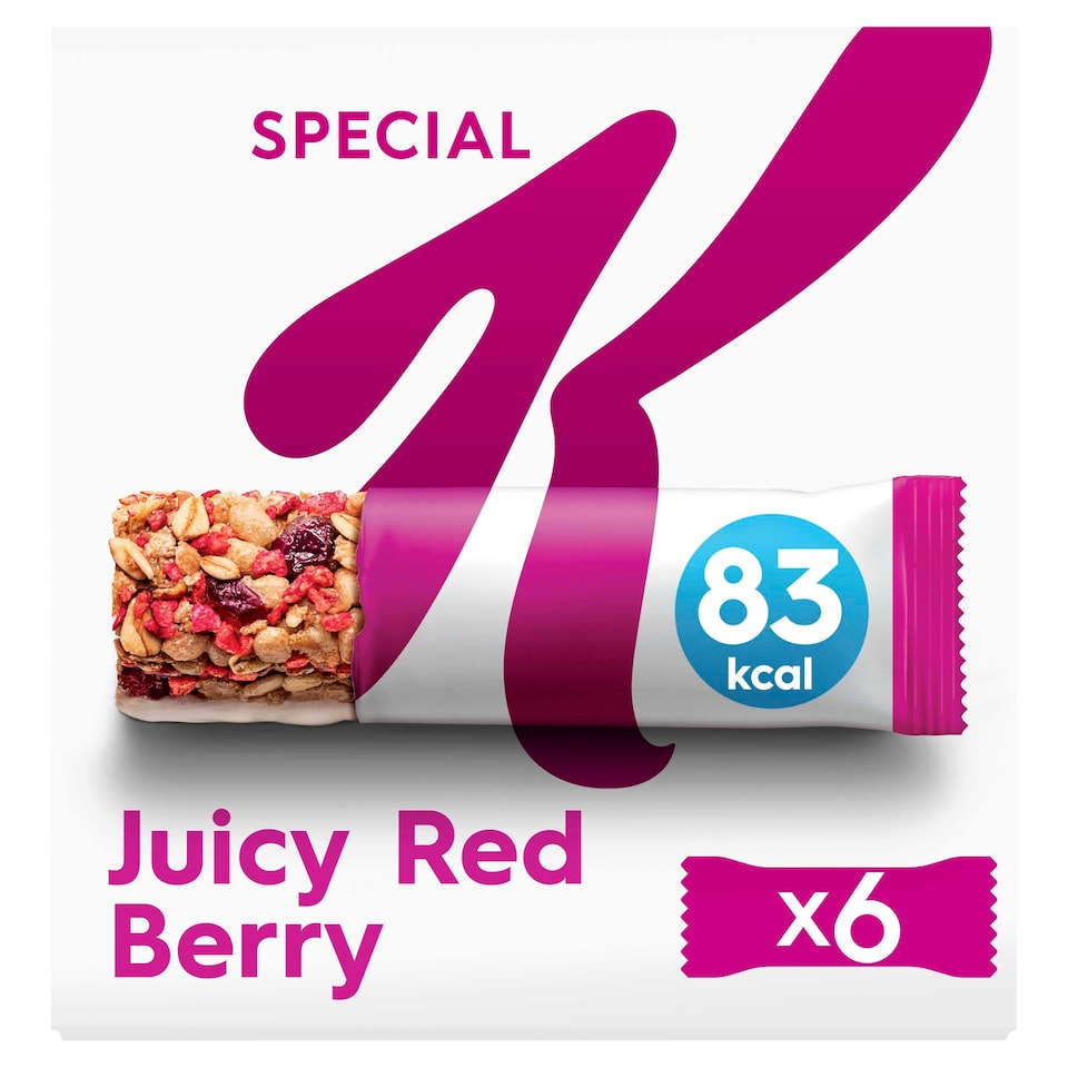 image 1 of Kellogg's Special K Juicy Red Berry Snack Bars 6x21.5g