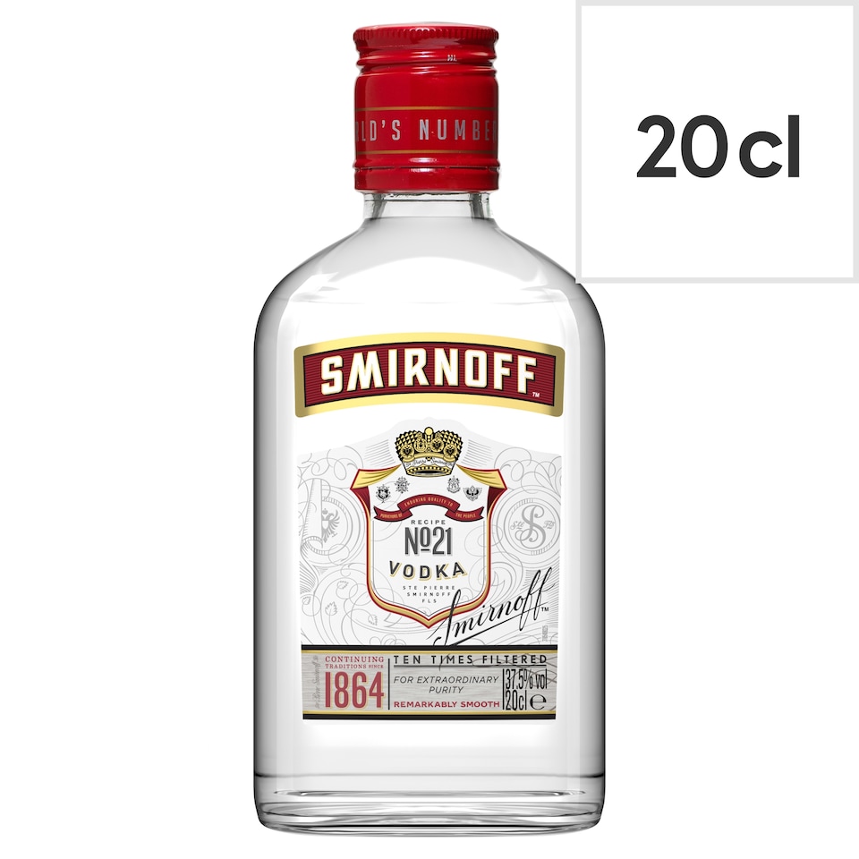 image 1 of Smirnoff Red Label Vodka 20Cl