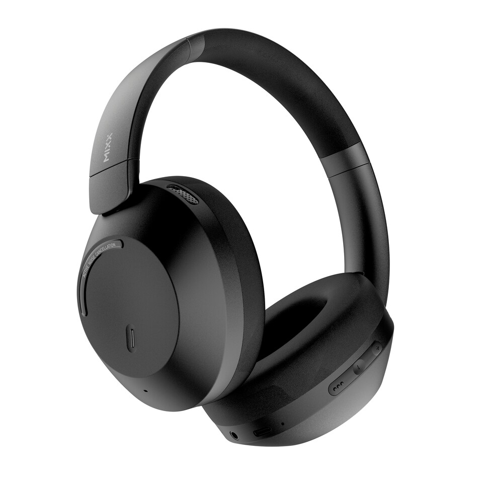 MIXX STREAMQ C4 BLACK ACTIVE NOISE CANCELLING WIRELESS HEADPHONES
