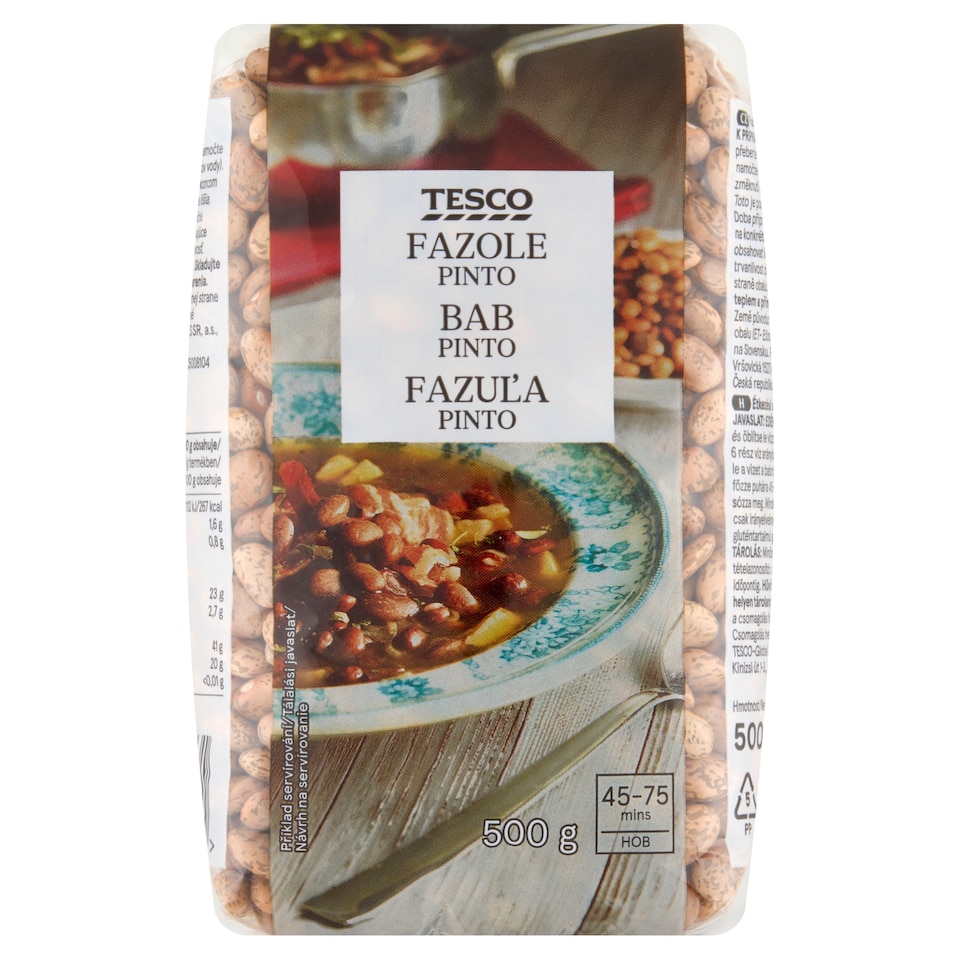 Tesco Fazuľa Pinto 500 g