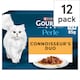 image 1 of GOURMET Perle Connoisseur's Collection in Gravy Wet Cat Food 12x85g