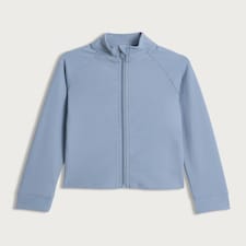 F&F Active Girls ULTRAMOVE Zip Up Jacket in Blue