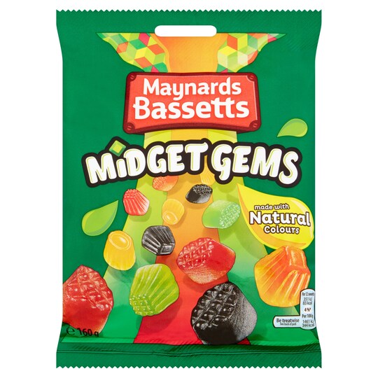 Maynards Midget Gems 160G Tesco Groceries