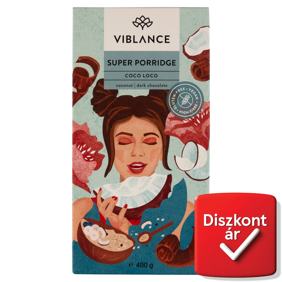 Viblance Coco Loco szuper zabkása 400 g