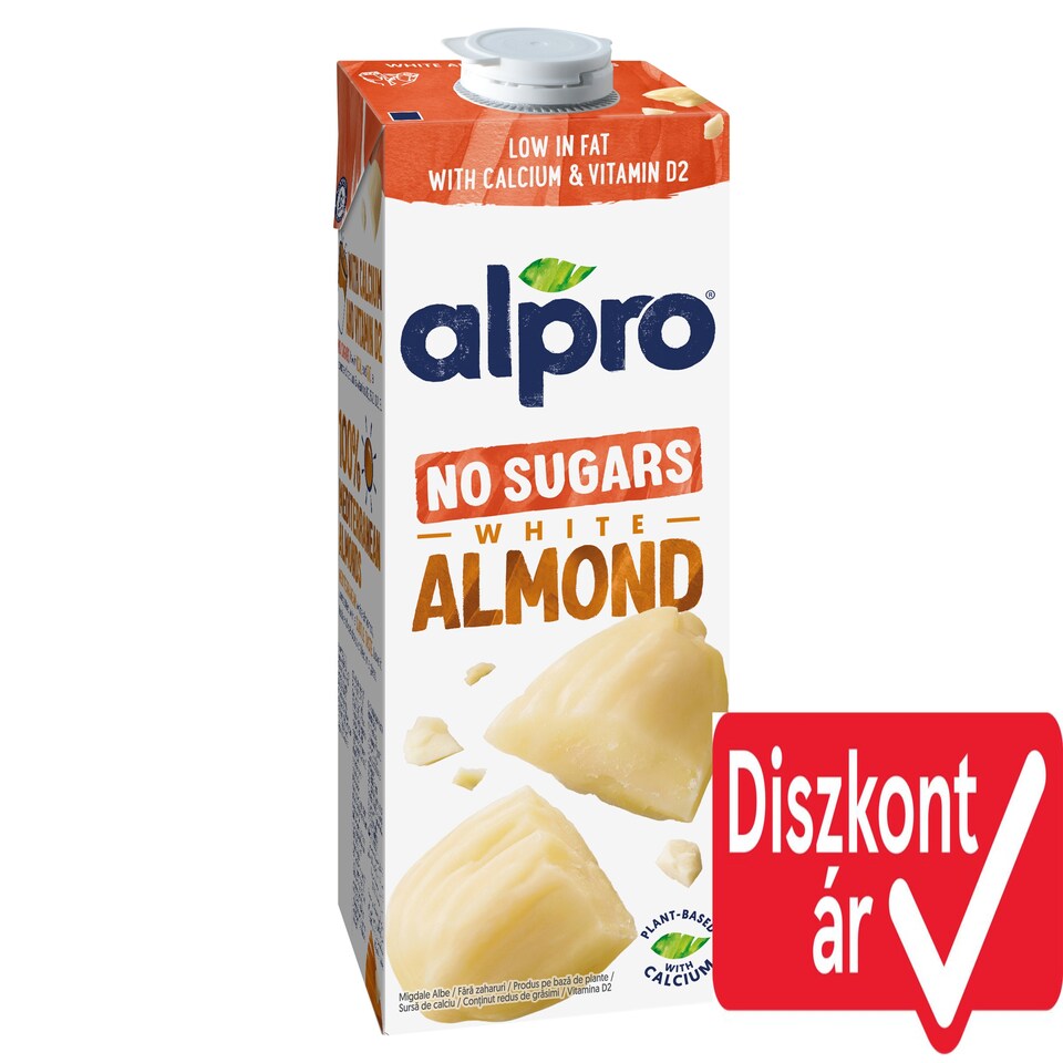Alpro Sugar-Free Almond Drink with Added Calcium and Vitamins 1 l 