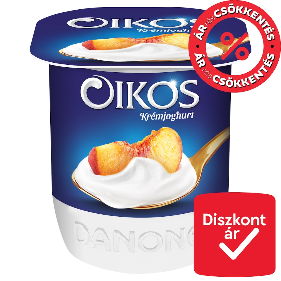 Danone Oikos élőflórás őszibarackos krémjoghurt 125 g