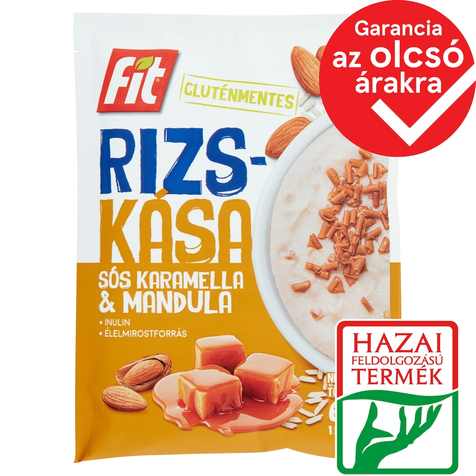 Fit Salted Caramel & Almond Flavoured Rice Porridge 60 g