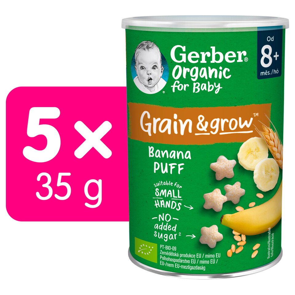 Obrázek 1 pro produkt GERBER Organic křupky banánové 35g