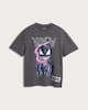 image 4 of Marvel Venom Print Pure Cotton Short Sleeved T-Shirt in Grey