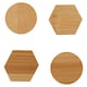 image 2 of Eco Friendly bambusové magnety 4 ks