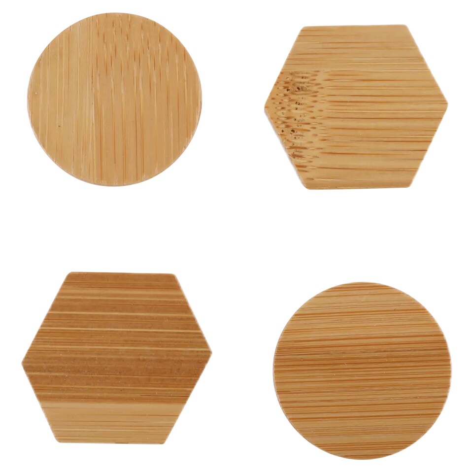 image 1 of Eco Friendly bambusové magnety 4 ks