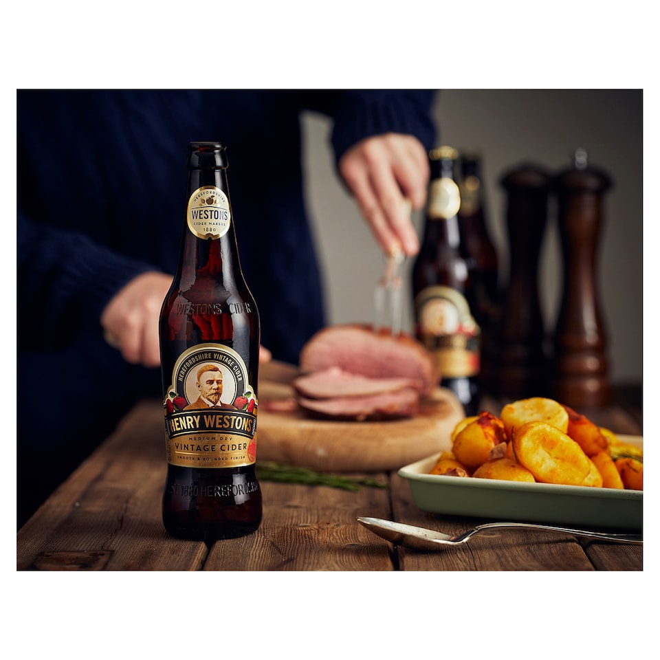 image 1 of Henry Westons Vintage Cider 500Ml Bottle