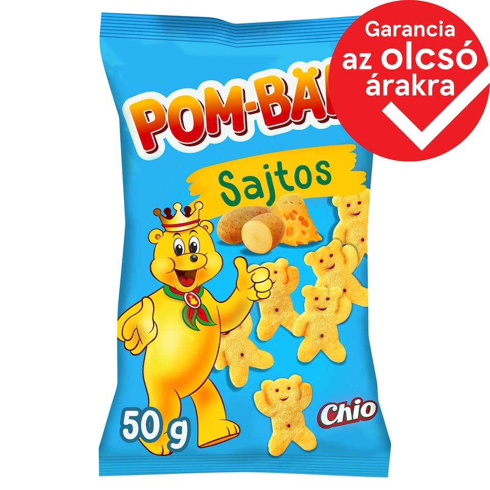 Pom-Bär sajtos burgonyasnack 50 g