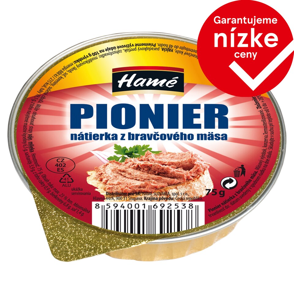 Hamé Pionier Pork Spread 75 g