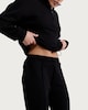 image 2 of F&F Active AFTERCLASS Cuffed Joggers in Black