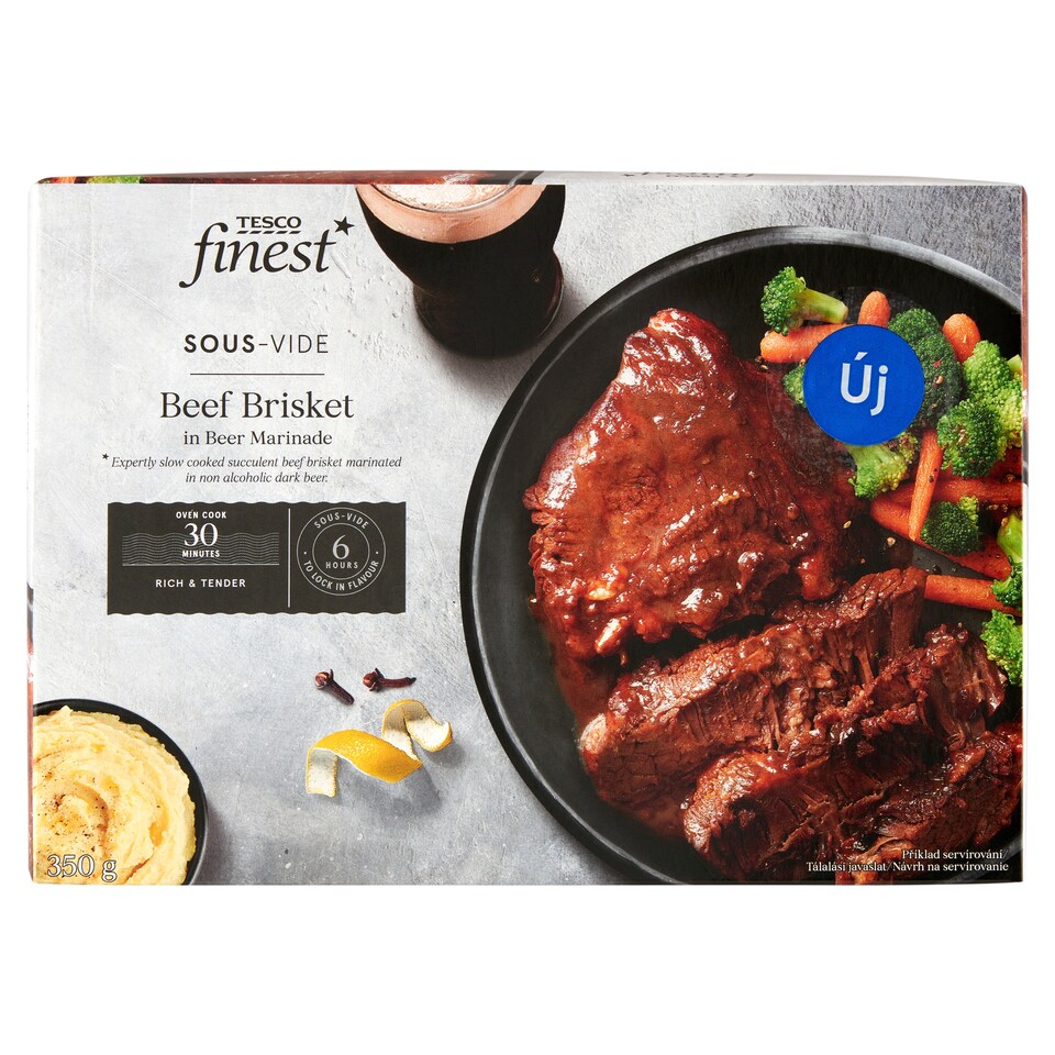 Tesco Finest Sous-Vide Beef Brisket in Beer Marinade 350 g