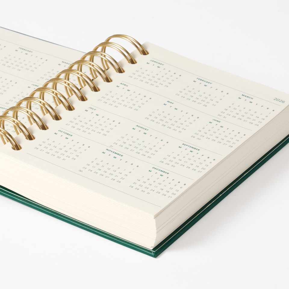 image 1 of Paperchase Icons A6 2025 DTV Diary - Cactus