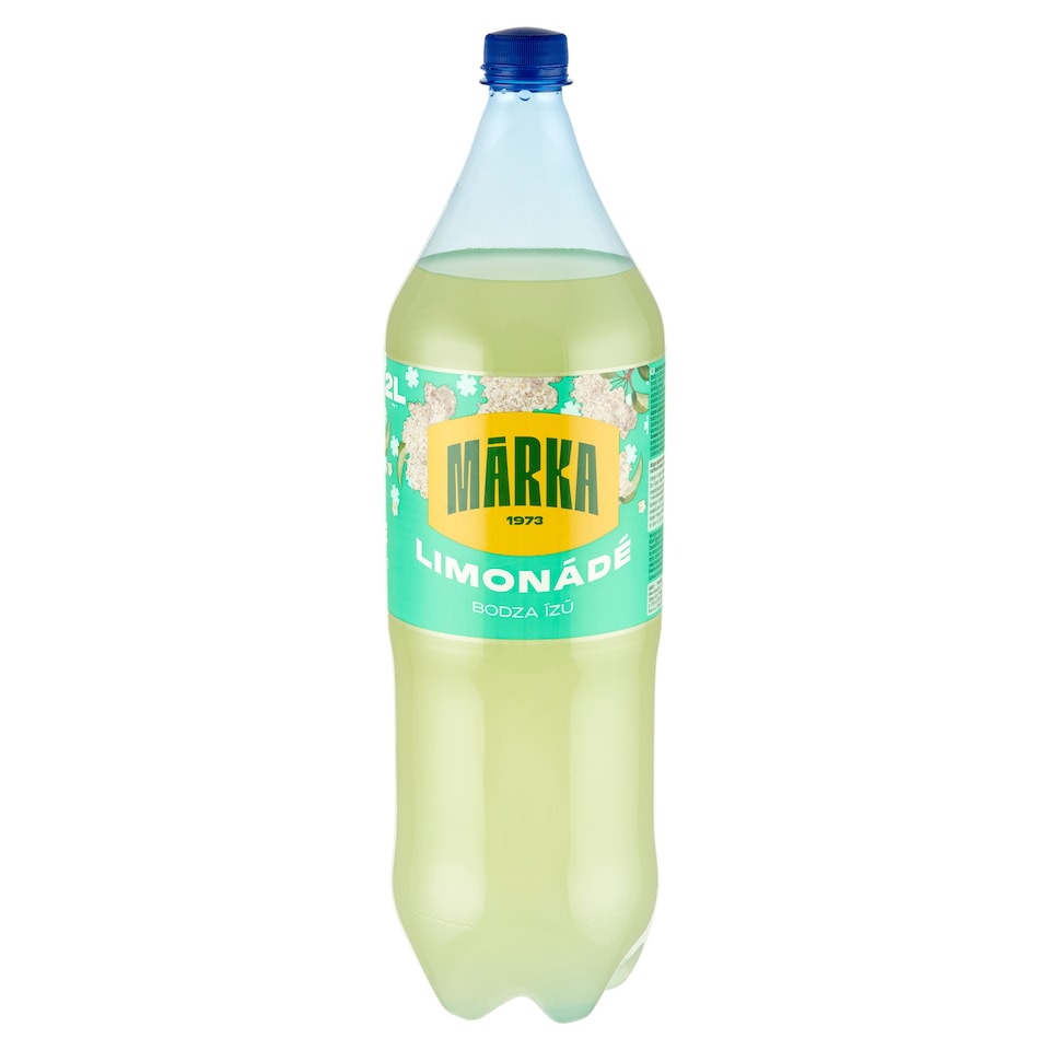 Márka Limonádé bodza-lime ízű szénsavas üdítőital cukorral 2 l