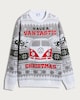 image 4 of Volkswagen Vantastic Knitted Christmas Jumper in Grey