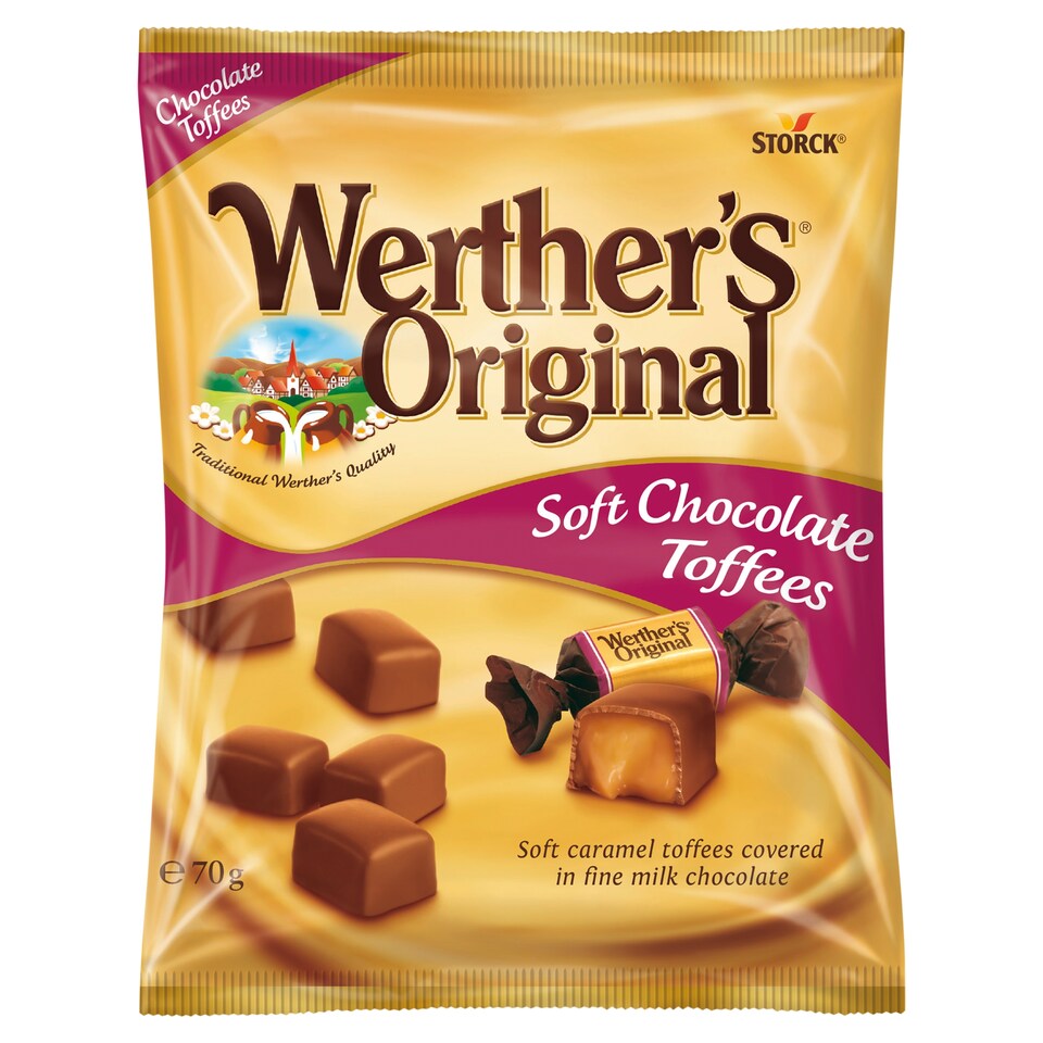 Werther's Original Karamelky celomáčané v mliečnej čokoláde 70 g