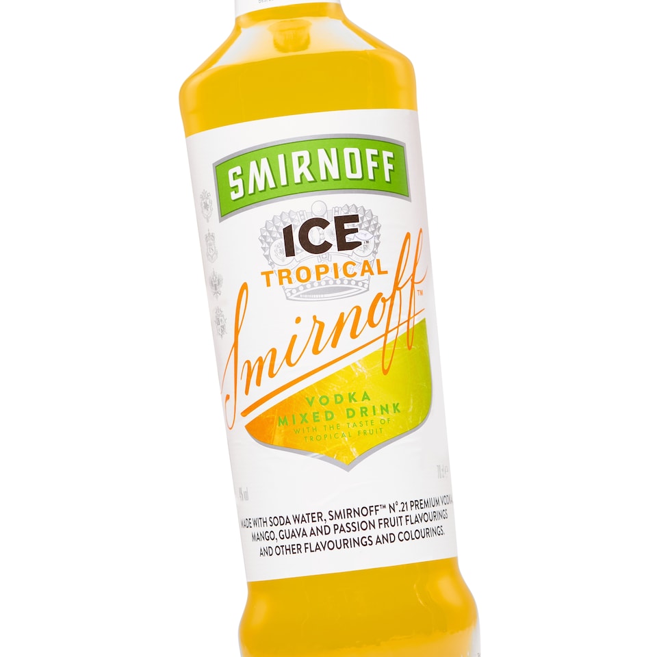 image 1 of Smirnoff Ice Tropical Ready To Drink Premix Bottle 70cl