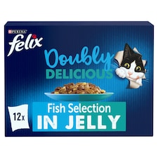 Felix As Good As It Looks Cat Food Doubly Delicious Fish 12X100g