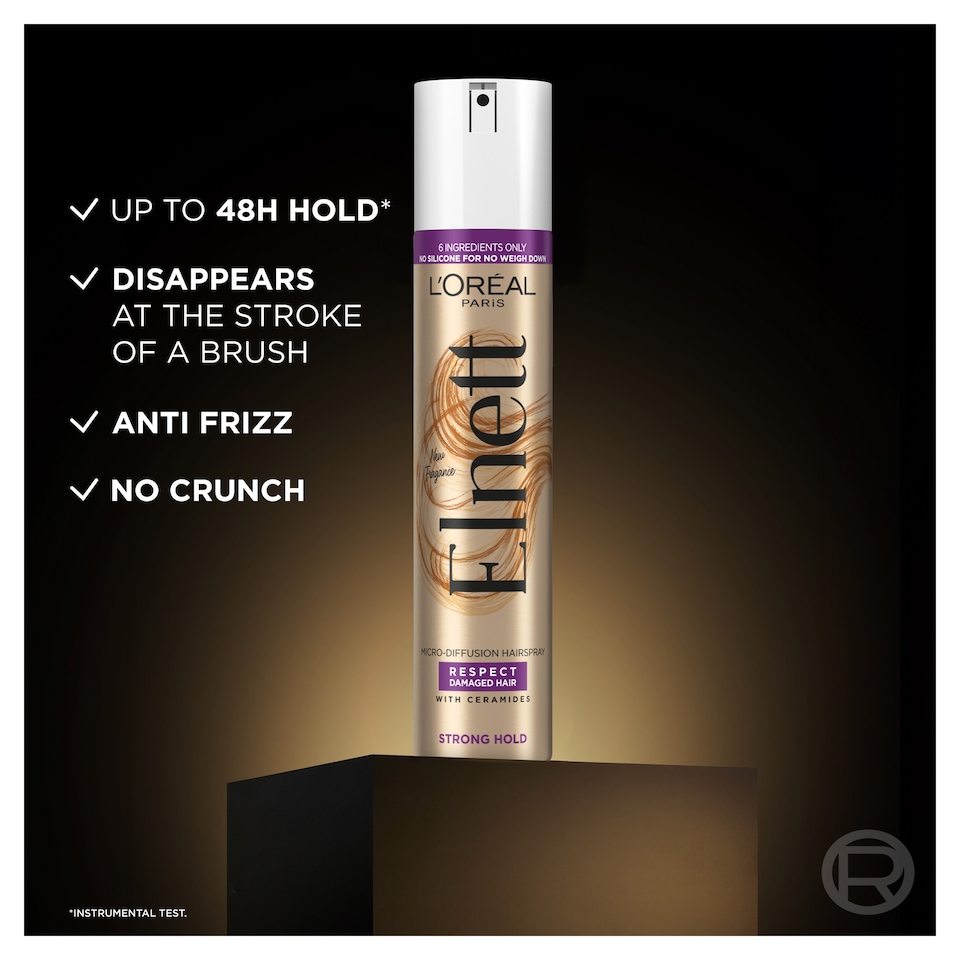 image 1 of L'Oreal Elnett Damaged Strong Hold Hair Spray 200Ml