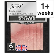 Tesco Finest Finely Sliced Wiltshire Cured Ham 120g