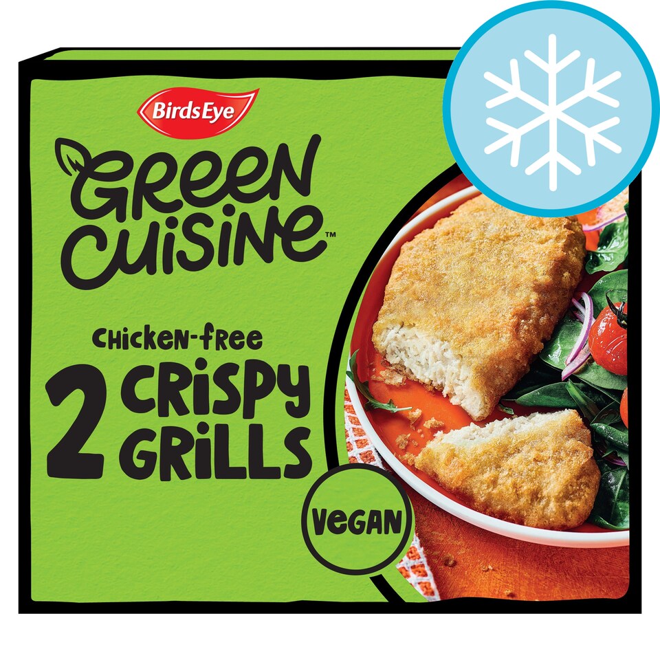 Birds Eye Green Cuisine 2 Chicken Free Crispy Grill 170G Tesco Groceries