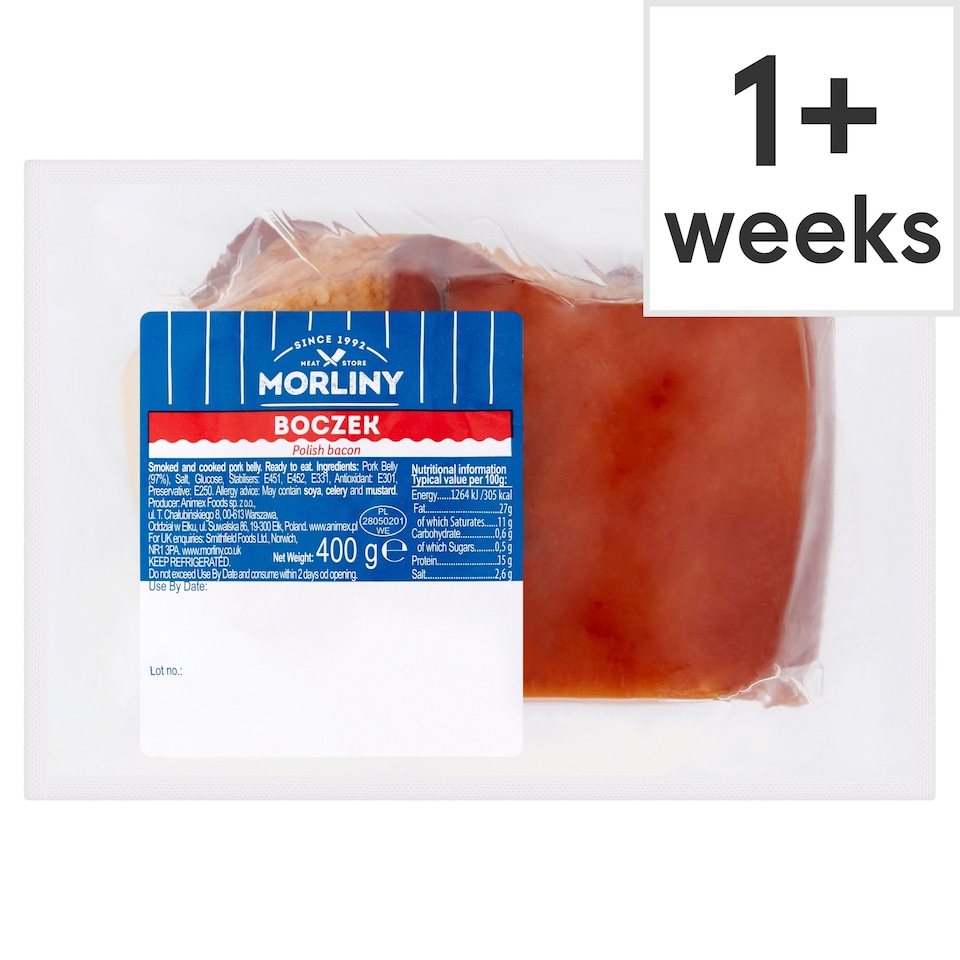 Morliny Smoked Pork Belly 400G