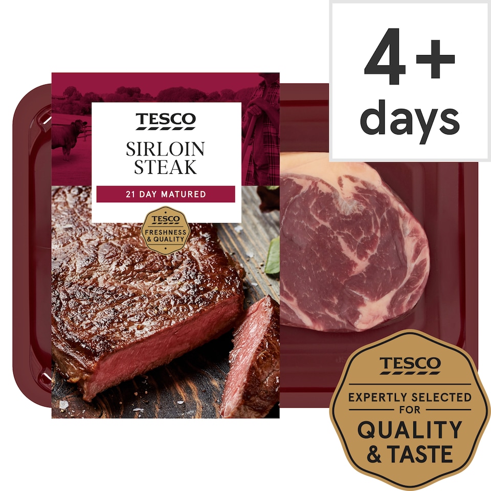 Tesco Sirloin Steak 227G
