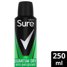 Sure Men Quantum Dry Antiperspirant Deodorant 250Ml