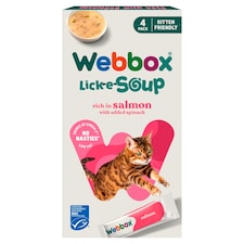 Webbox Cat Food Lick E Licious Salmon 80G