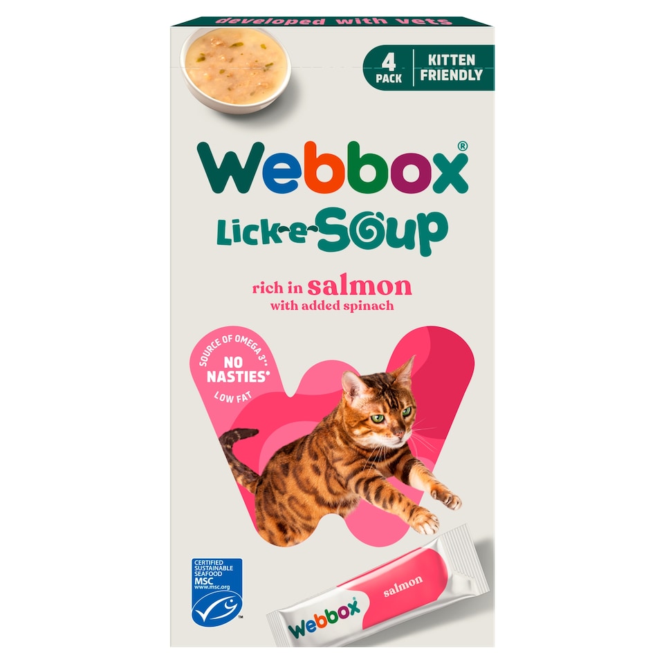 Webbox Cat Food Lick E Licious Salmon 80G