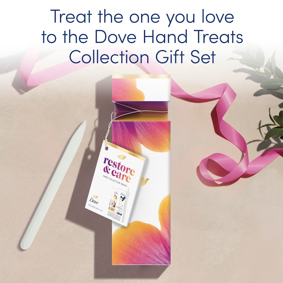 image 1 of Dove Restore & Care Hand Collection Treats Gift Set