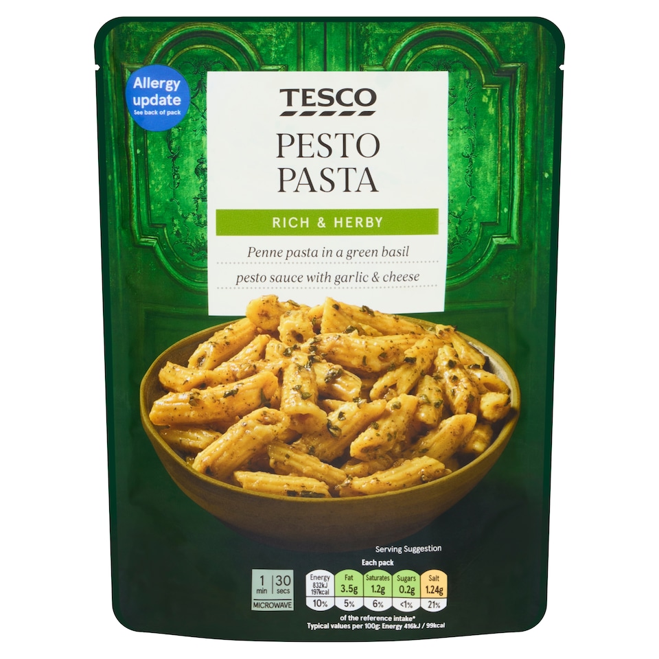 Tesco Pesto Pasta 200g