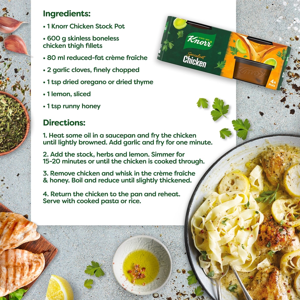 image 1 of Knorr Chicken Stock Pot 4 x 28g