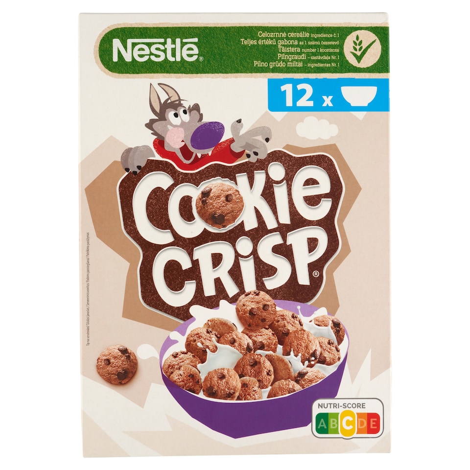 image 1 of Nestlé Cookie Crisp Cookie Shaped Chocolate Flavoured Crunchy Cereal 375 g