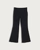 image 4 of F&F Girls Cotton Rich Flared Leggings in Black