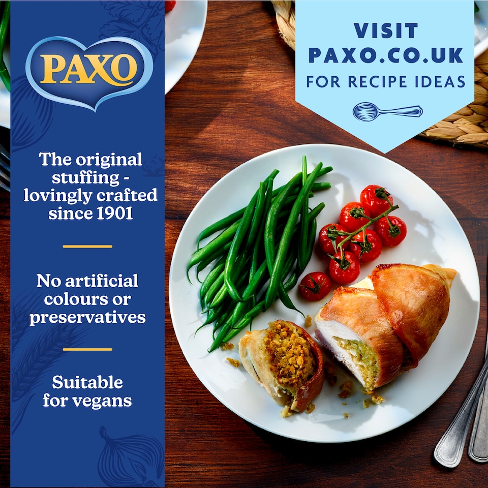 image 1 of Paxo Pork Sausages Meat Flavour Stuffing Mix 170G