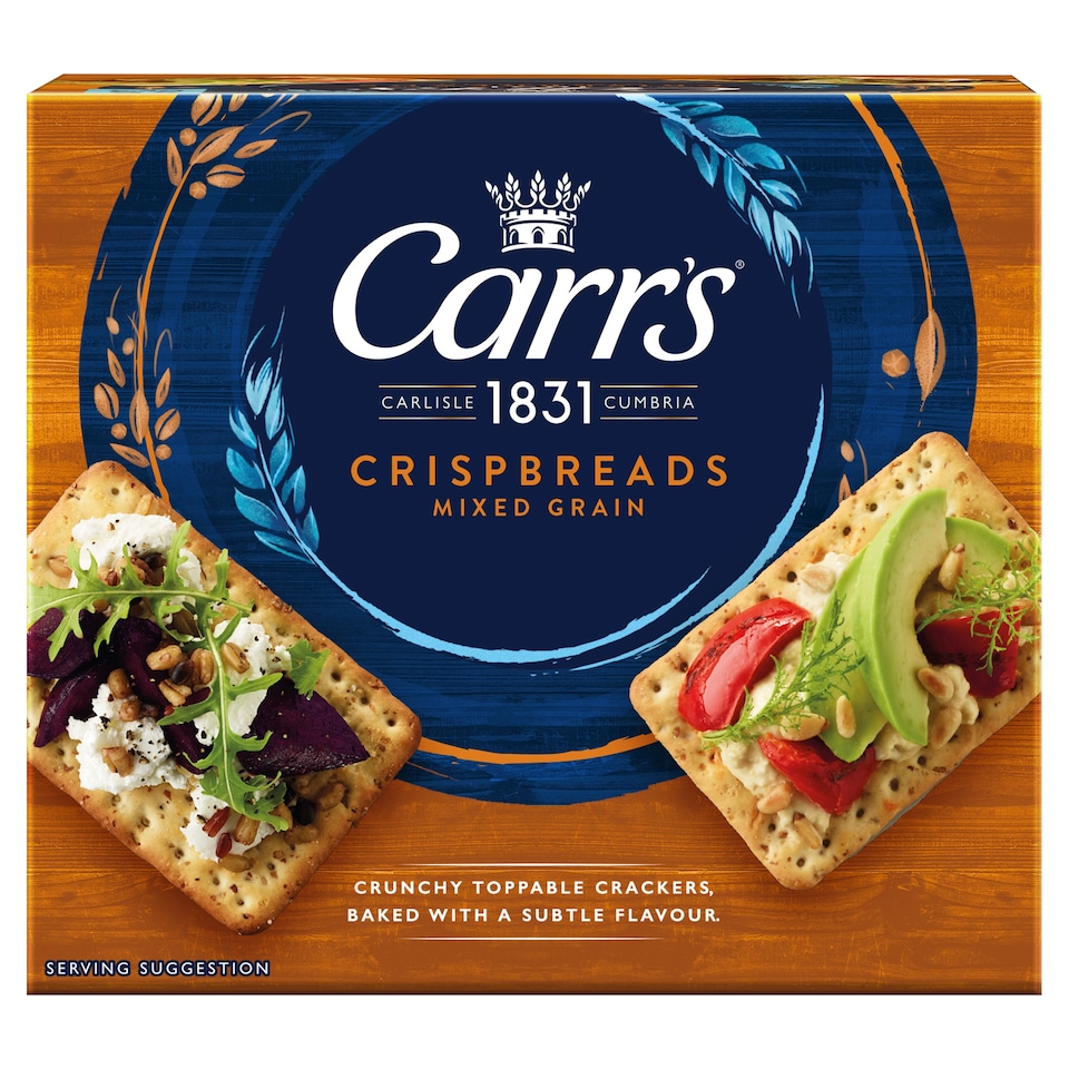 Carrs Crispbreads Mixed Grain 5 Pack 190G